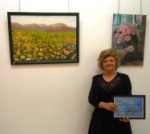Nermin and flower paintings